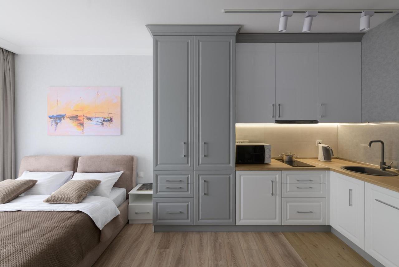 Modern New Cozy Apartment Kvartet Railway Station كييف المظهر الخارجي الصورة