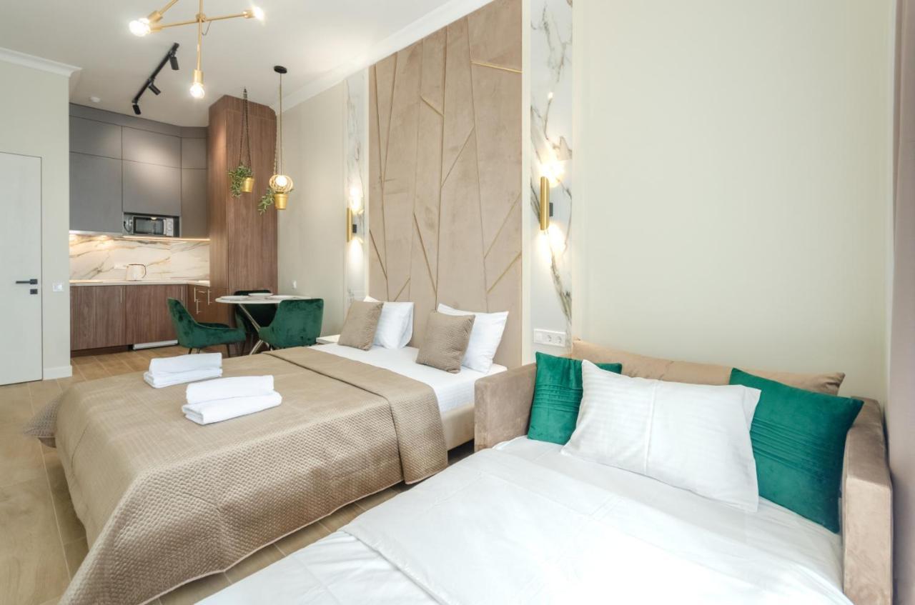 Modern New Cozy Apartment Kvartet Railway Station كييف المظهر الخارجي الصورة